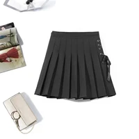 jk short skirt fashion trend new wild tie skirt korean style college style short a line skirt ins sexy net red