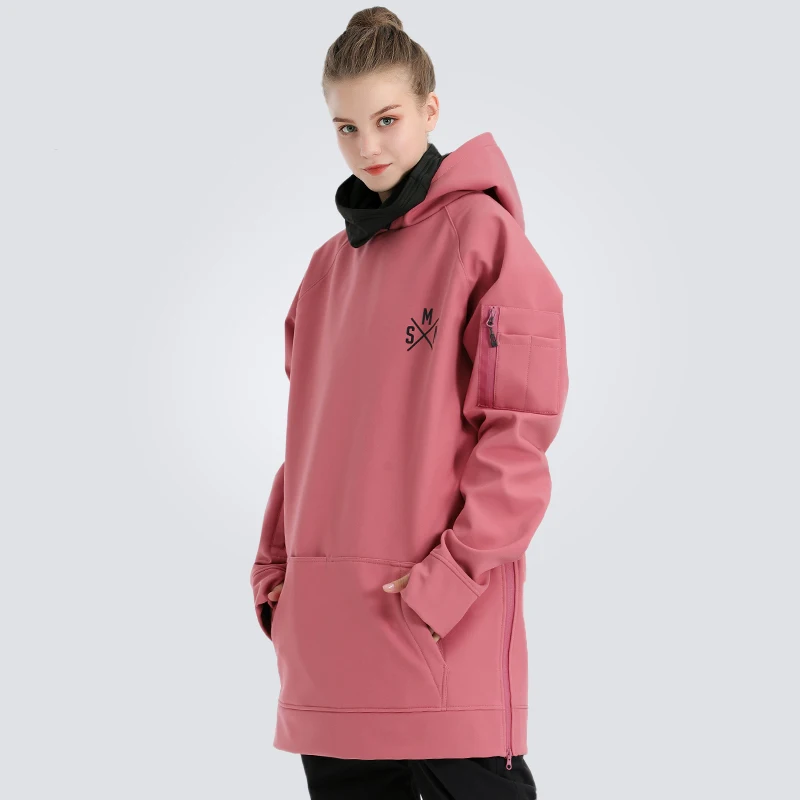SMN Толстовка для сноубординга зимняя водонепроницаемая утепленная унисекс