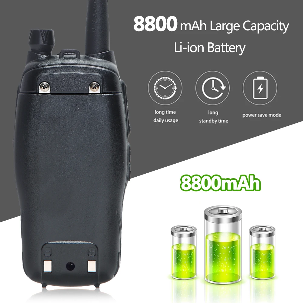 Новый 10 Вт UV-X10 высокое Мощность иди и болтай Walkie Talkie “иди двойной PTT