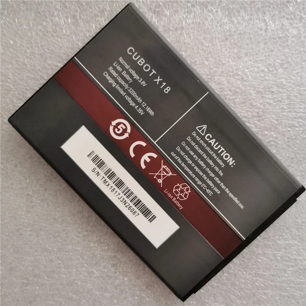 

3200mAh For Cubot X18 Long Time Standy Battery for Cubot X18 High Quality Replacement Large Capacity mobile phone Battery