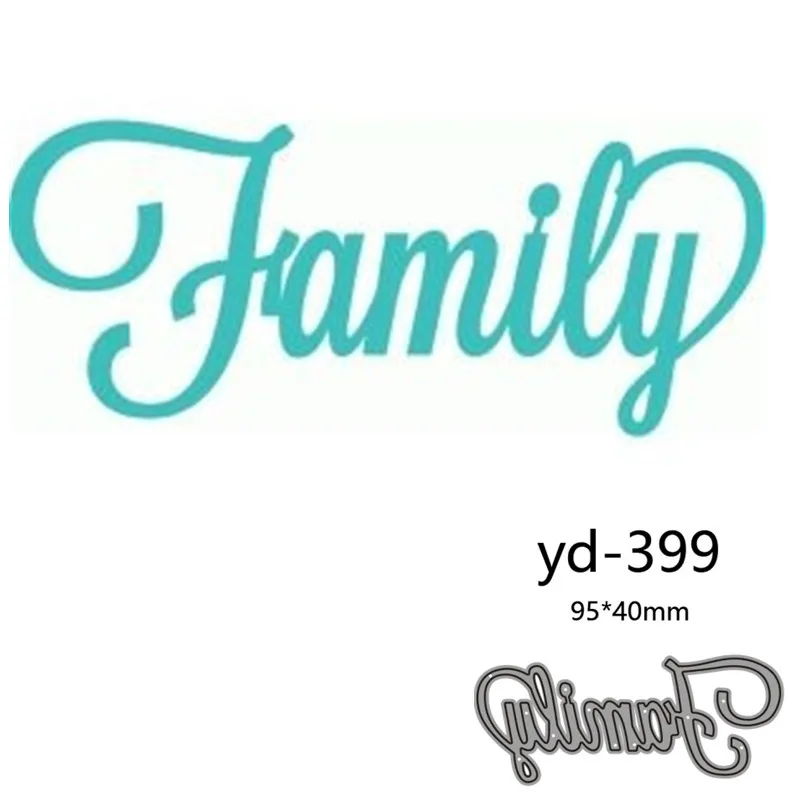 

Metal Cutting Dies Cut Mold Family Decoration Scrapbook Paper Craft Knife Mould Blade Punch Stencils