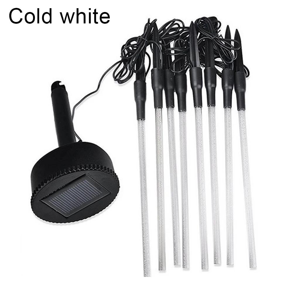 8 шт./компл. Солнечный Мощность трубки светильник s лампы акриловые пузырь путь