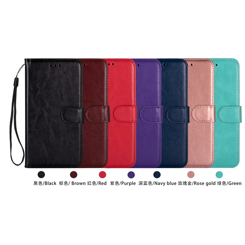 

For Huawei Mate 10 20 Pro Phone Case P20 P30 Lite P10 P30 P20 Pro P40 Lite PLUS Magnetic Wallet Clip With Lanyard