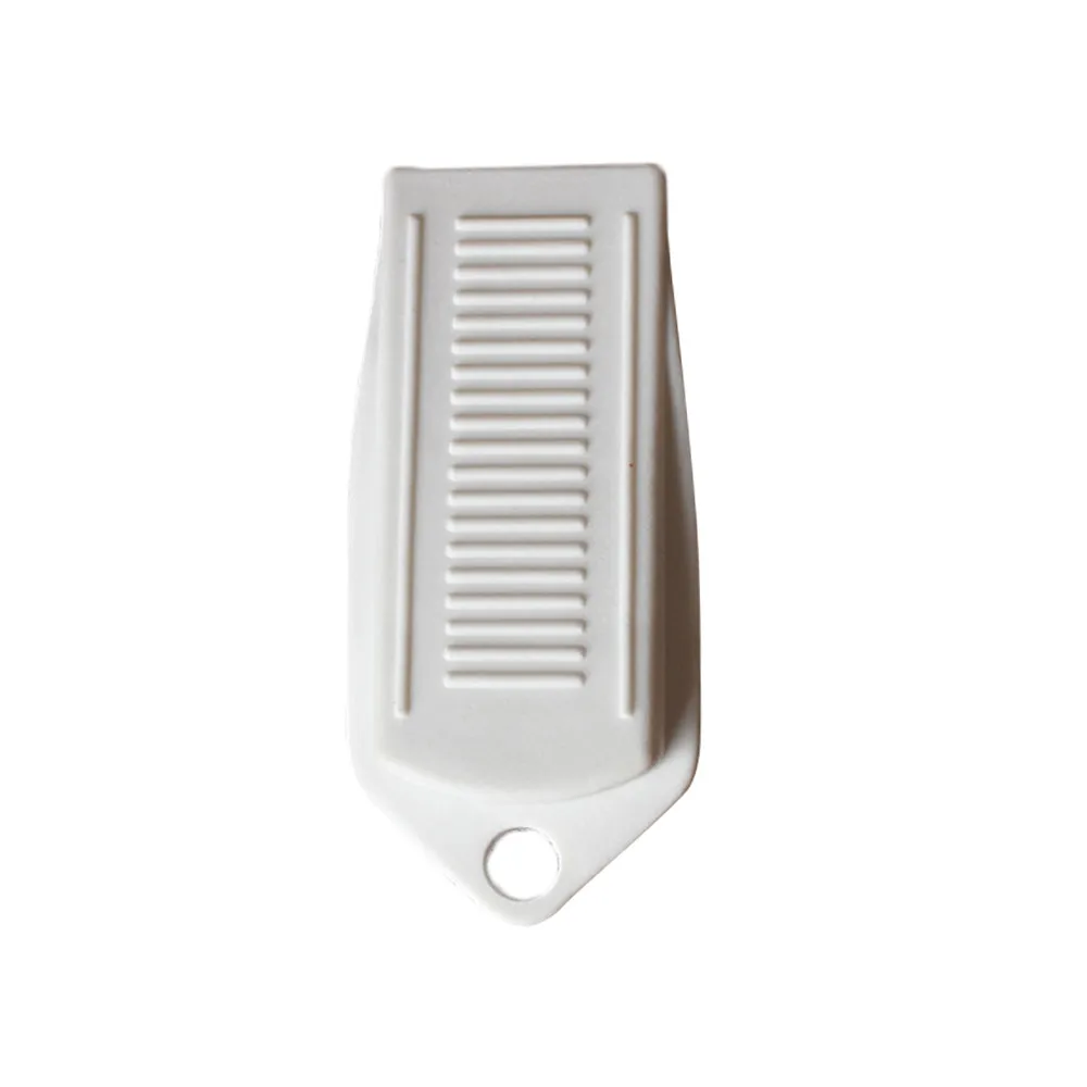 1 Pcs Door Stopper Large White Grey Rubber Wedge Jam Catcher Block Home Office Stop | Инструменты