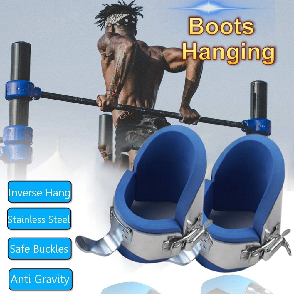 

1 Pair Gym Physio Blood Circulation Anti Gravity Inversion Therapy Hanging Boots Health Bone Growth Fitness Upside Down Thick