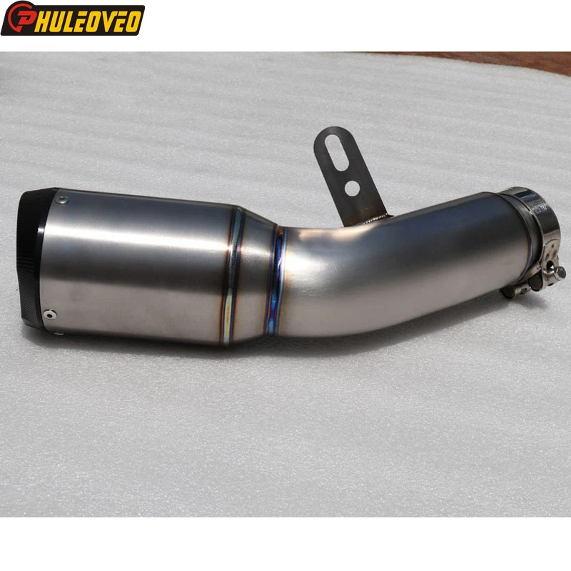 

Titanium Alloy for BMW S1000RR 2015 2016 Exhaust Slip-on Link Pipe Motorcycle Exhasut Muffler Demper Escape Mid Pipe for S1000RR