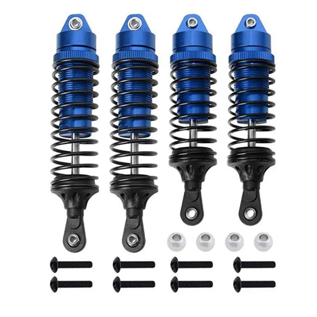 

4pcs/set Front And Rear Shock Absorber Climbing Car Accessories 1/10 Short Truck Metal Absorber For RC Car