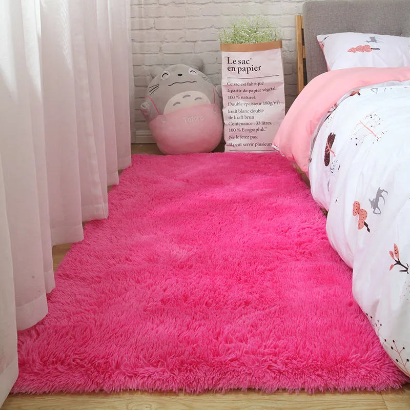 Длинношерстный передний коврик для спальни украшение комнаты одеяло дома
