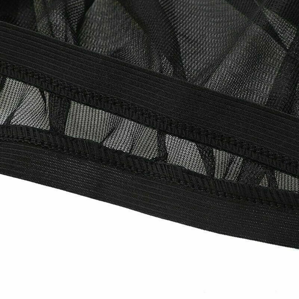 

4Pcs Car Side Window Sun Shade Cover Visor Mesh Shield Sunshades UV Protection 100*52CM / 51*46*31CM