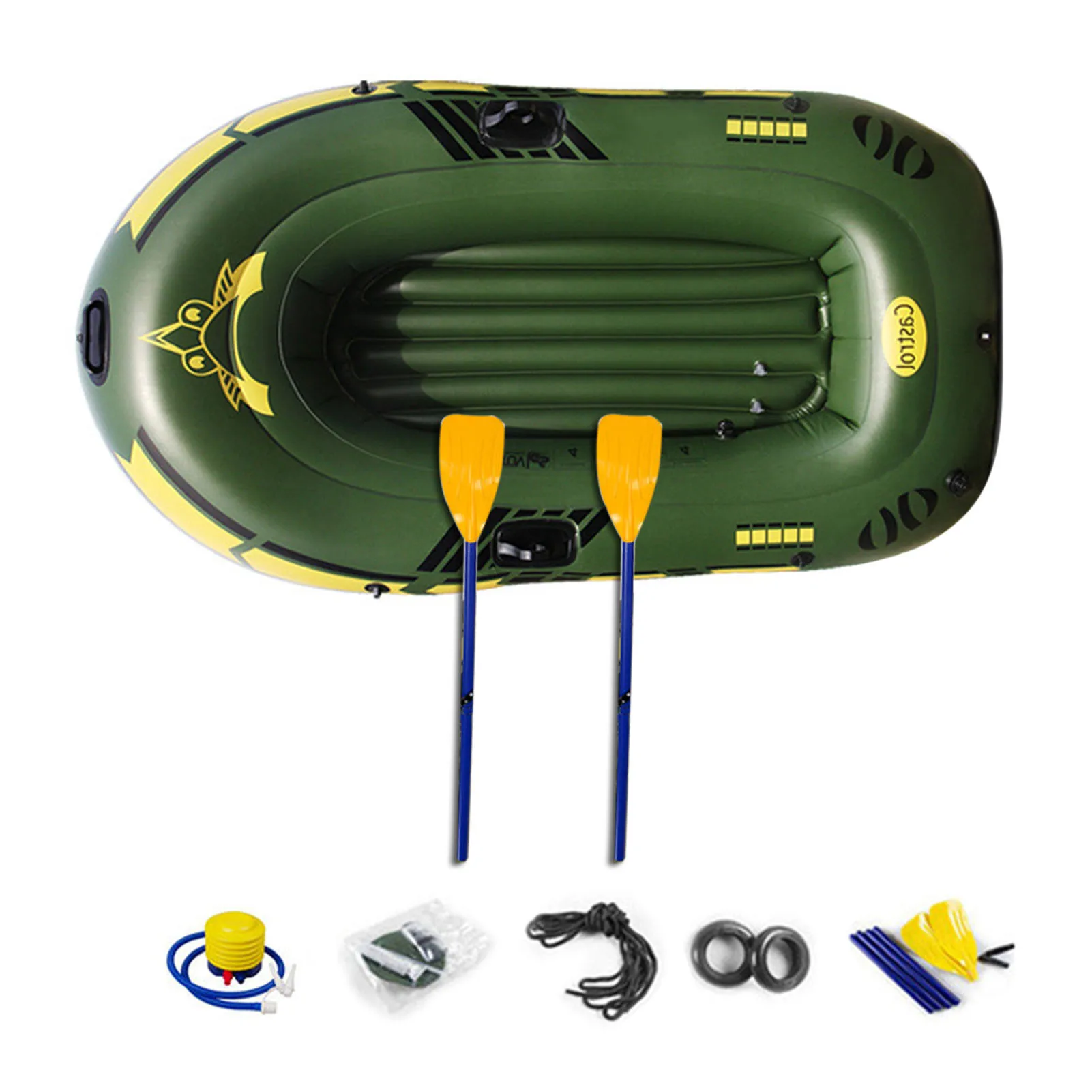 Надувная гребная лодка утолщенная портативная Лодка на 2/3 человек для дрифтинга