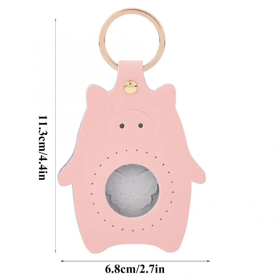Keychain Key Chain Accessories Split Leather Pig Pattern DIY Hand-Made Craft Gift | Дом и сад