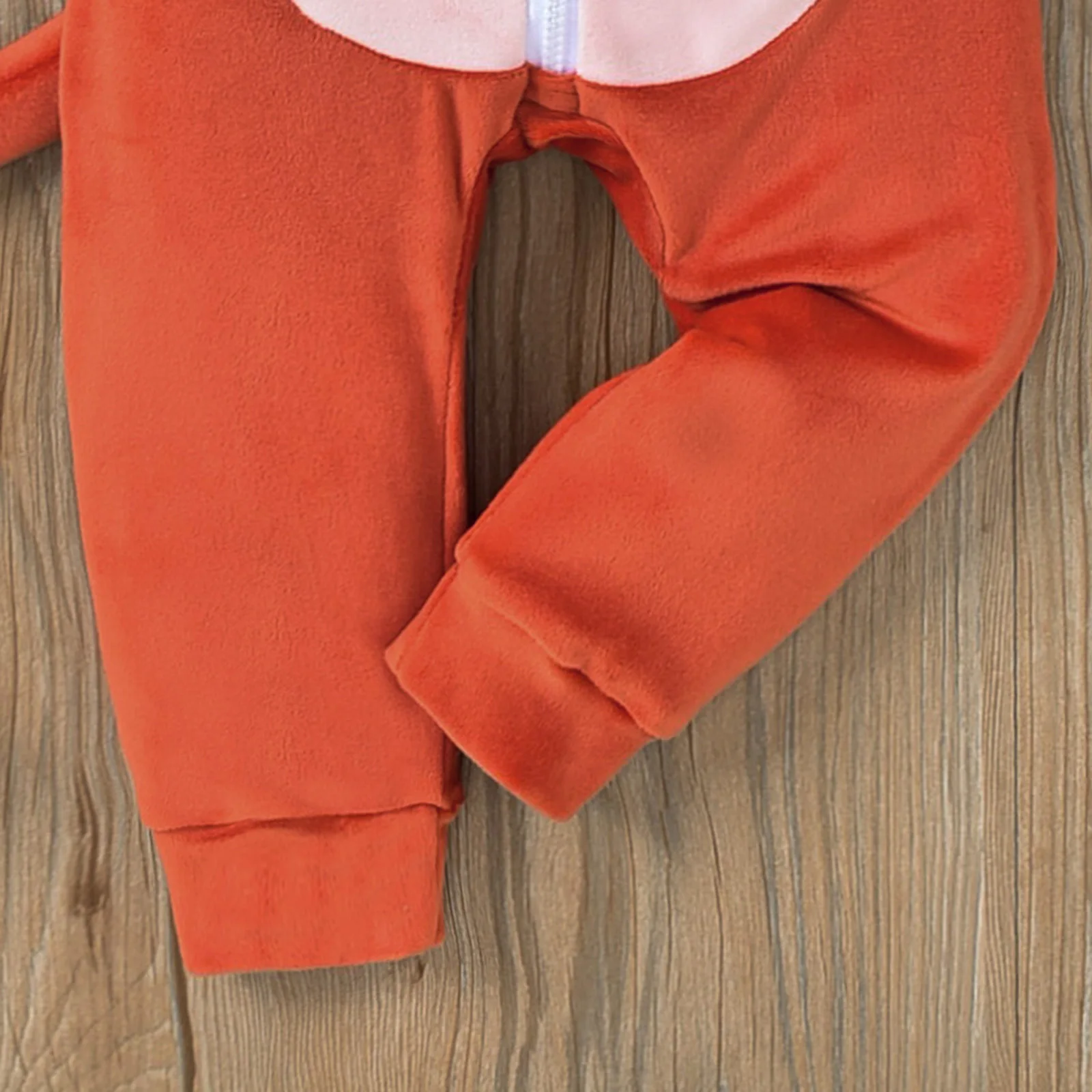 Infant Romper Newborn Baby's Clothes Fox Hooded Jumpsuit With 3D Tail Smooth Zipper Cartoon Style Autumn Children's Clothing Set |