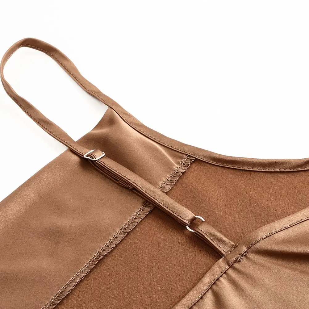 

80% HOT SALES !!! Sexy Women Solid Color Adjustable strap V Neck Chiffon Camisole Bottoming Top