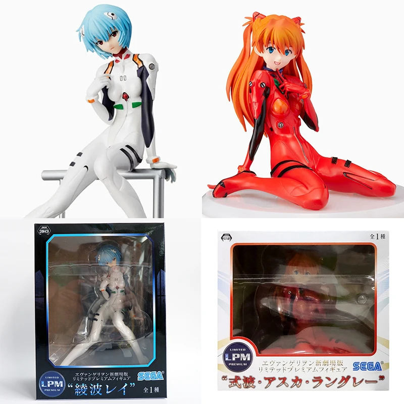 Оригинальные Аниме фигурки аниме Эва Ayanami RAI костюм для вождения игрушки SEGA Asuka