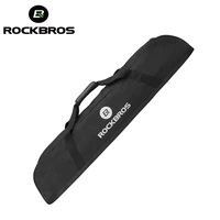 rockbros cycling waterproof bag storage bag for bicycle rack suction roof top 45l large capacity pvc portable black bike package