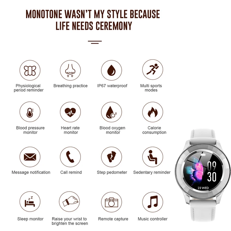 

2021 Smart Watch Men IWO smartwatc Full Touch Screen Sport Fitness Watch IP68 Waterproof Bluetooth For Android ios smart watch
