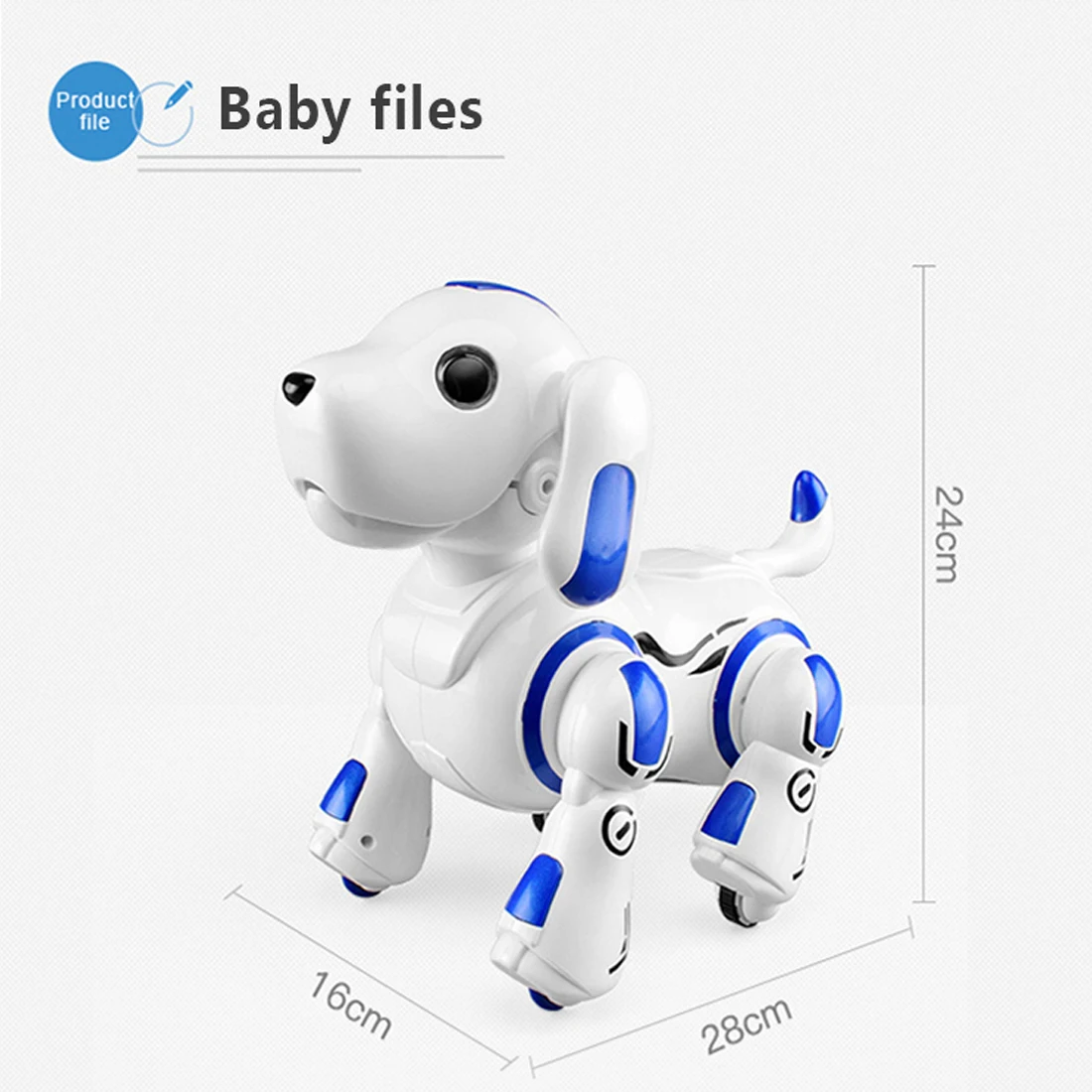 Программируемый робот-собака с дистанционным управлением роботизированная