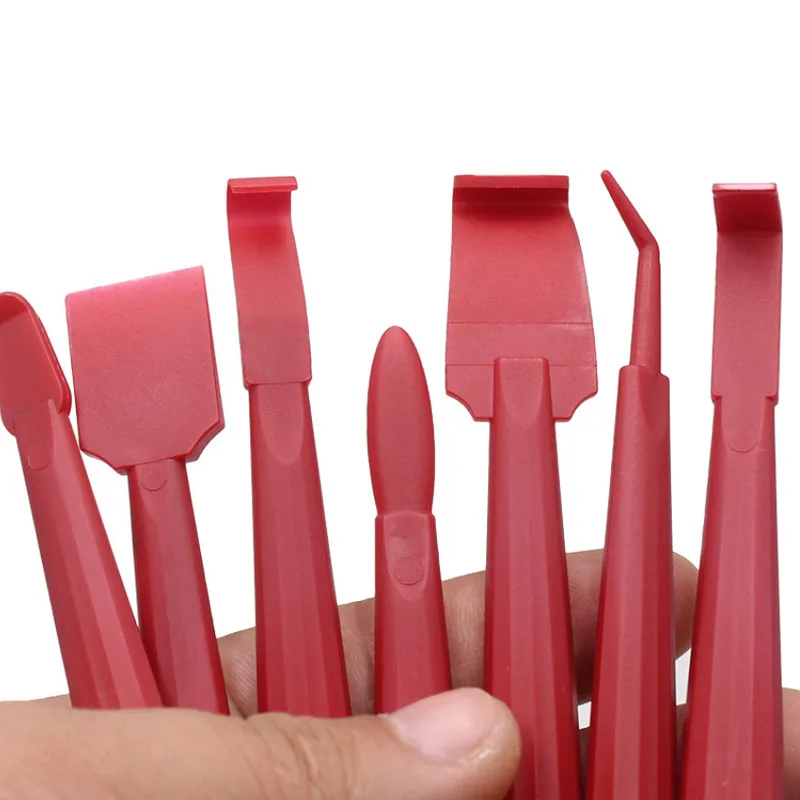 

10sets Car Vinyl Wrap Film Squeegee Scraper Tools Edge-closing Tool for Automobile Film Sticking Auto Accessories 7pcs/set