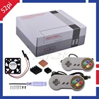 Чехол NESPi + Plus с охлаждающим вентилятором и 2 геймпад SNES-контроллерами для Raspberry Pi 3 B +  3 B  2 B