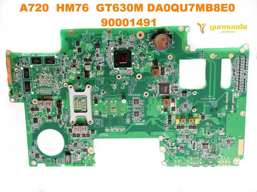 Оригинальная материнская плата для ноутбука Lenovo A720 HM76 GT630M DA0QU7MB8E0 90001491