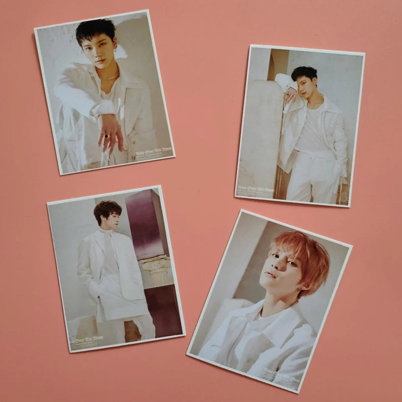 16 шт./компл. WayV новый альбом захват Луны самодельная бумажная ломо-карта