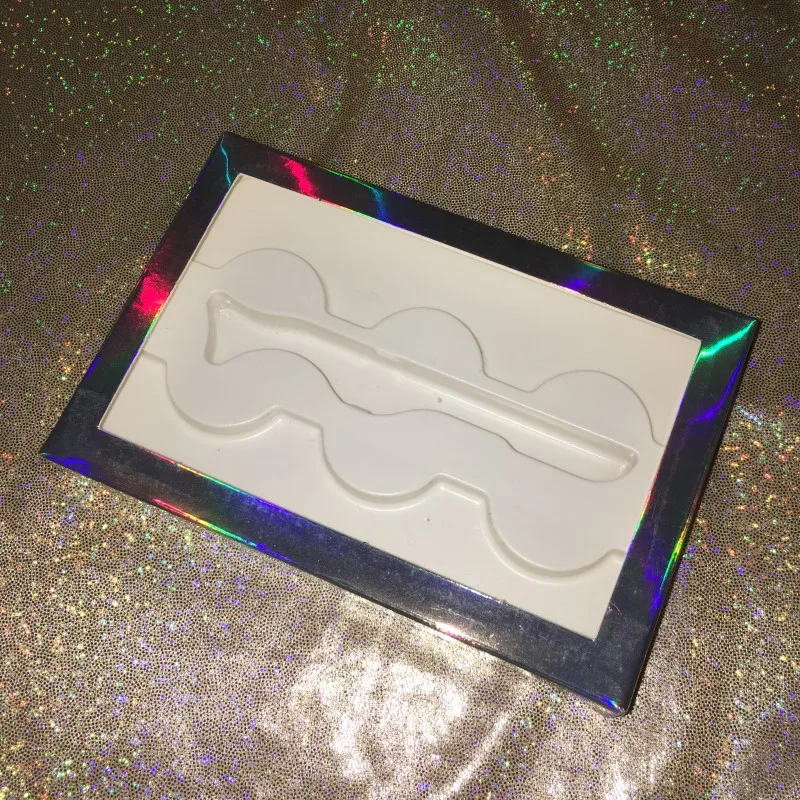 3 пары пустых ресниц в упаковке 20 шт./лот голографические Индивидуальные ресницы