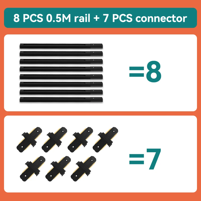 

CANMEIJIA LED трековые светильники 12/20/30/40 Вт