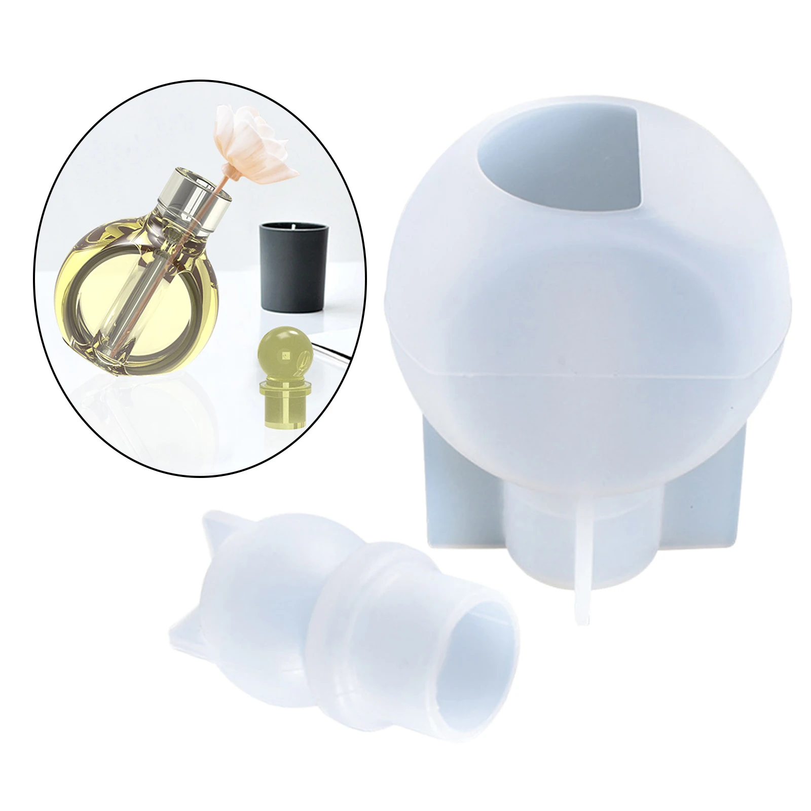 Силиконовая смола искусственная форма для ароматерапии флакон духов