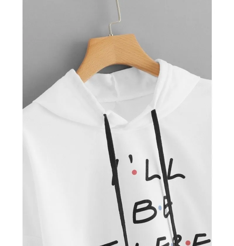 

2019 Autumn Winter Kawaii Hoodies Girls Long Sleeve Letter Print Cropped Hoody Pullovers Women Solid Pink Korean Female Hoodie