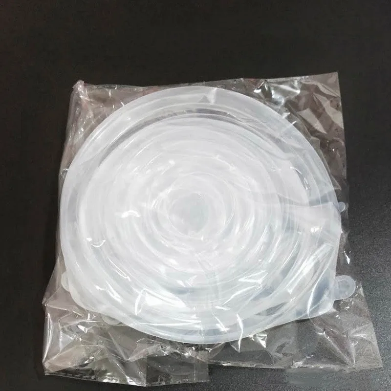

Пищевая силиконовая крышка для пищевых продуктов, 50 шт., крышка для пищевых продуктов, бытовая пищевая пленка, изоляционная Крышка для чаши, ...