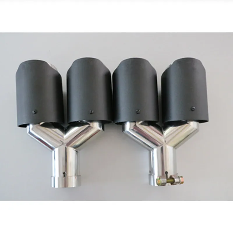 2 шт.: двойное углеродное волокно + нержавеющая сталь универсальные наконечники