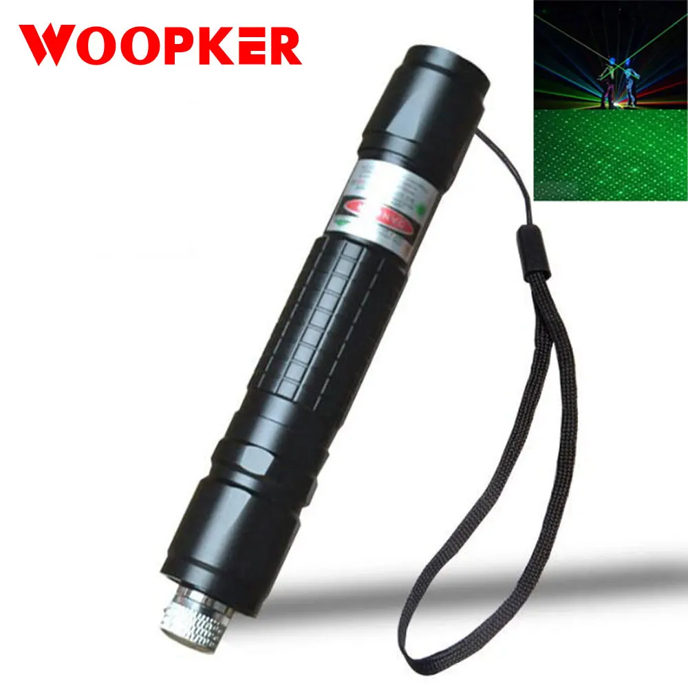 

Powerful Green Laser Pointer 8000-10000 Meters Star Pen with Star Cap Flashlight Laser Focus Sight