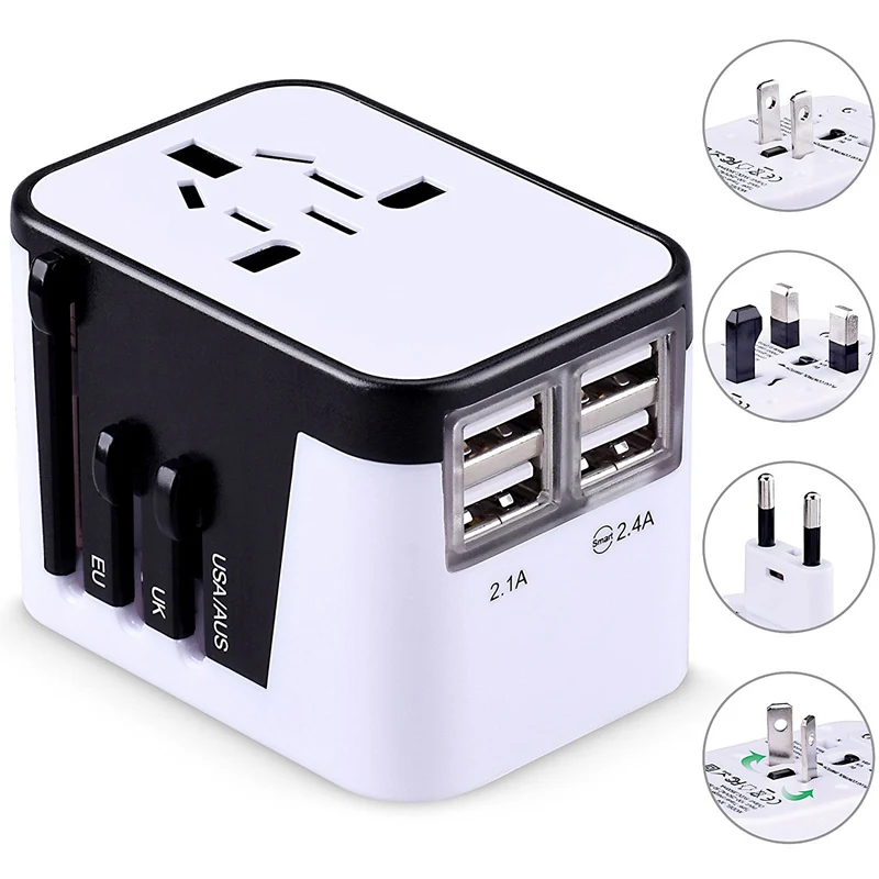 Дорожный адаптер Международный питания для европейской вилки настенное