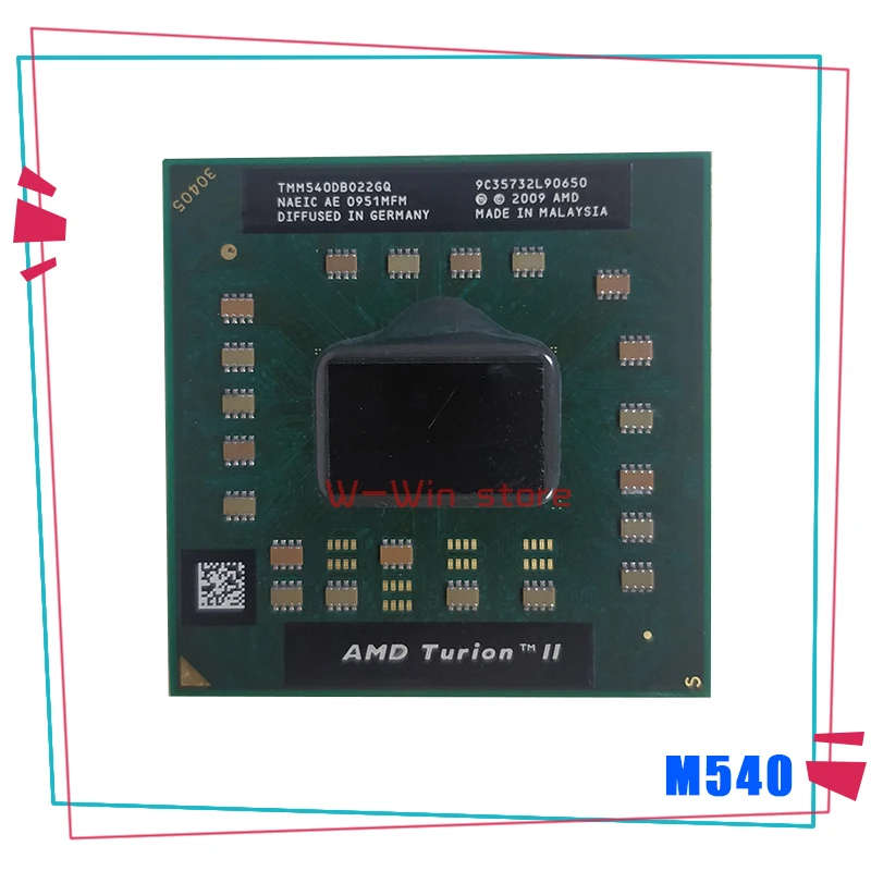 AMD Turion II Dual-Core Mobile M540 2.4 GHz Dual-Thread CPU Processor TMM540DBO22GQ Socket S1 | Компьютеры и офис