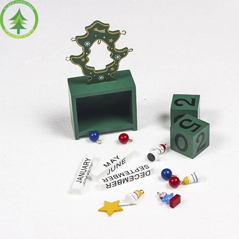 Деревянные рождественские подарки новогодние украшения для дома Рождественское