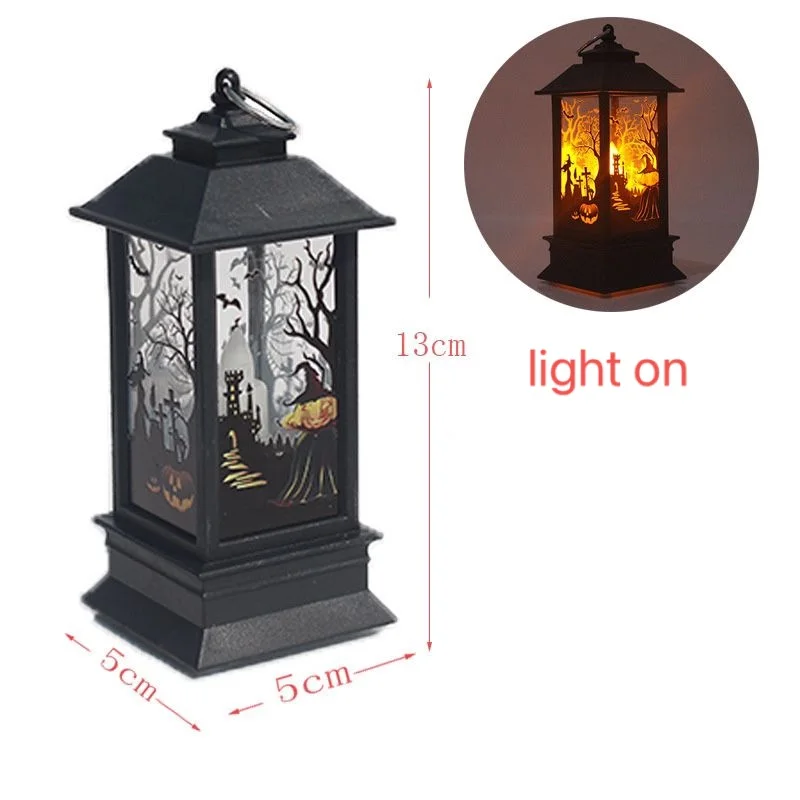 

PheiLa Halloween Lantern Lights Electron Powered for Halloween Party Horror Ghost Portable Lamp Indoor Outdoor Decoration