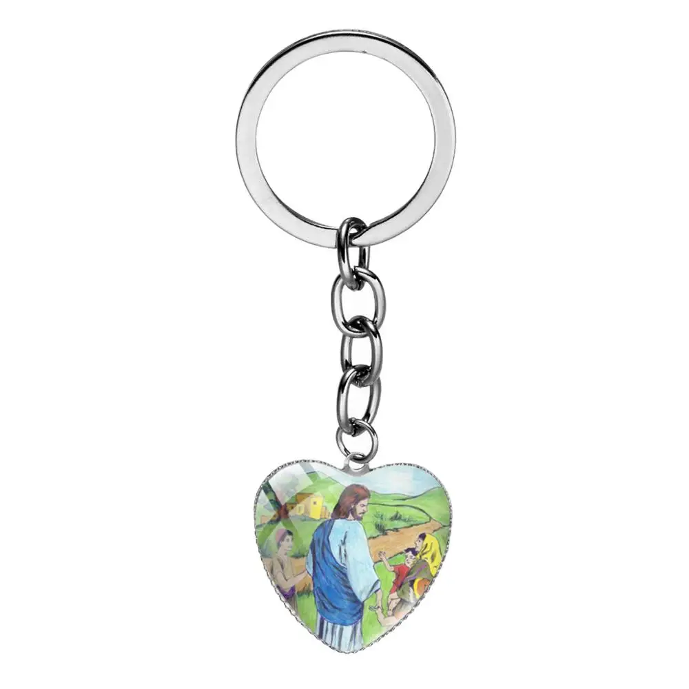 Азиатских Девы Марии брелки для ключей христианские католицизм брелок ювелирных