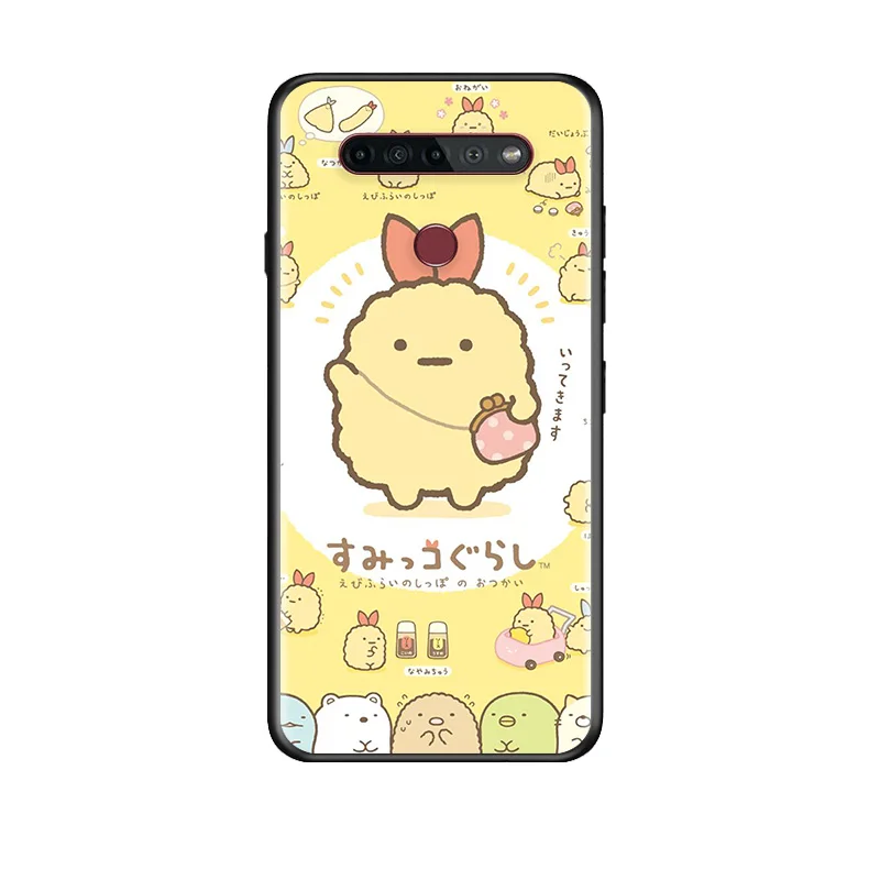 

Sumikko Gurashi Rilakkuma For LG G8 V30 V35 V40 V50 V60 Q60 K40S K50S K41S K51S K61 K71 K22 ThinQ 5G TPU Silicone Phone Case