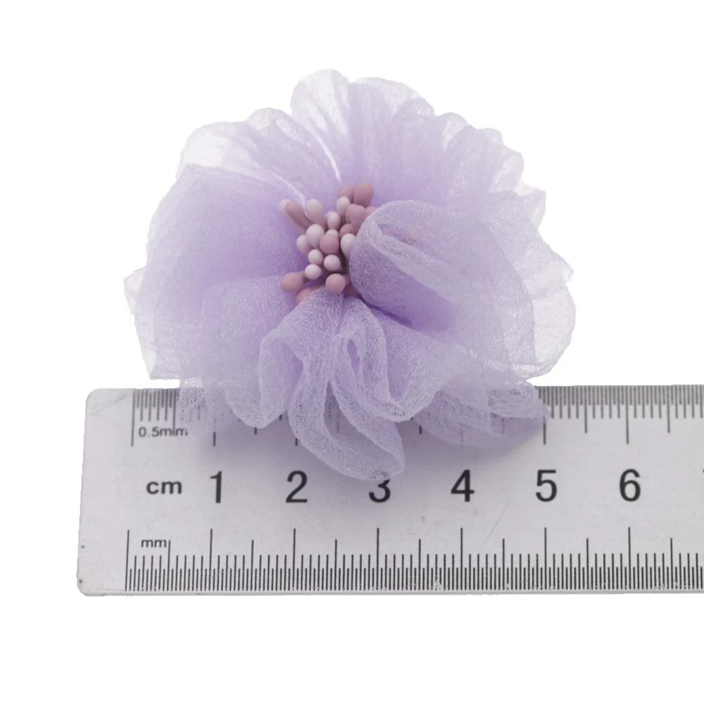 Аксессуары для волос Детские шифоновые цветы 10 шт./лот |