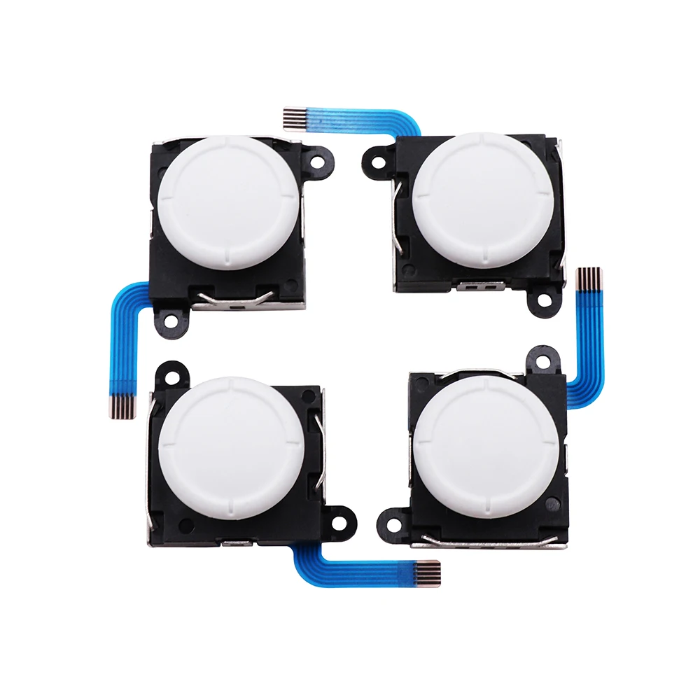 3D оригинальный белый запасной левый и правый аналоговый джойстик тумблер для