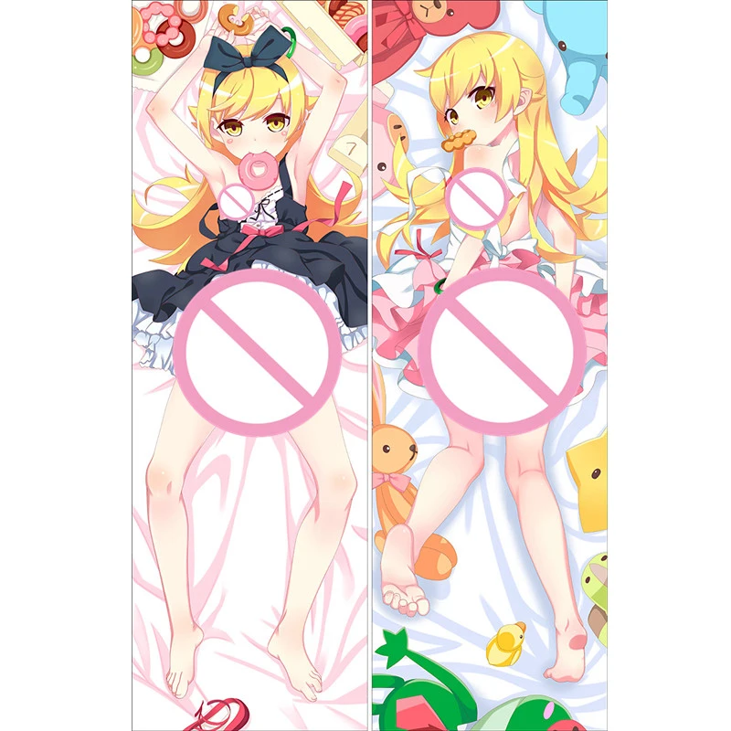 Bakemonogatari аниме персонажи araragi karen tsukihi наволочка для подушки oshino shinobu &amp sengoku nadeko