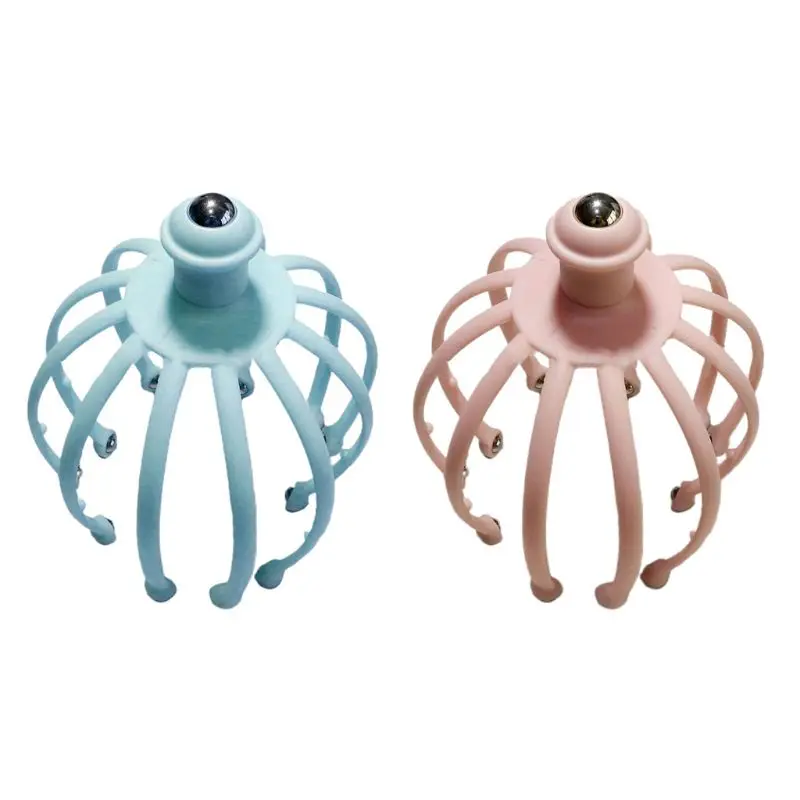 

Head Scalp Massagers Beads Fingers Scratcher for Deep Relaxation Hair Stimulation and Stress Relief