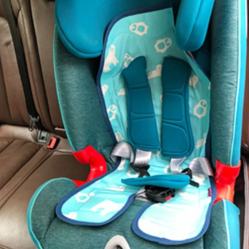 Летняя Детская ледяная шелковая подушка сиденье для детской коляски Подушка