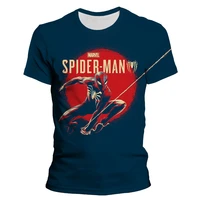 2021 new fashion mens t shirts summer super hero spider man cool children t shirt marvel 3d print casual women tee tops