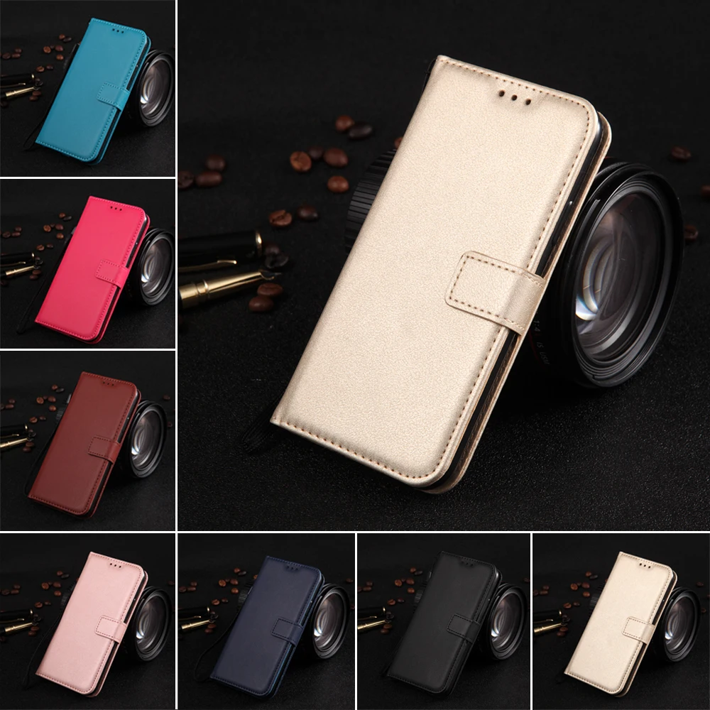 

Flip Leather Case for Huawei Y6P Y5P P Smart 2020 P40 30 Pro Honor 9A Wallet Card Holder Folded Stand Shockproof Lanyard Cover