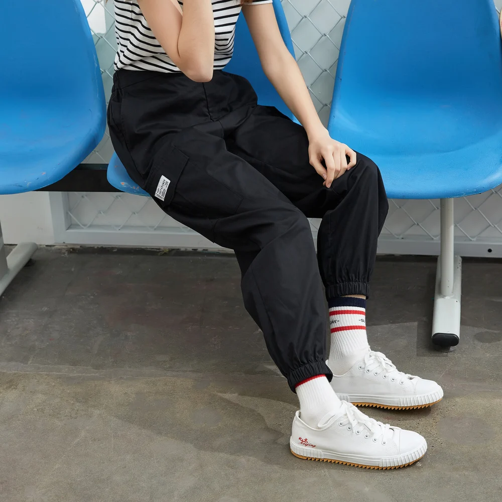 Metersbonwe 2020 новые весенние повседневные Комбинезоны Брюки для женщин брюки модные