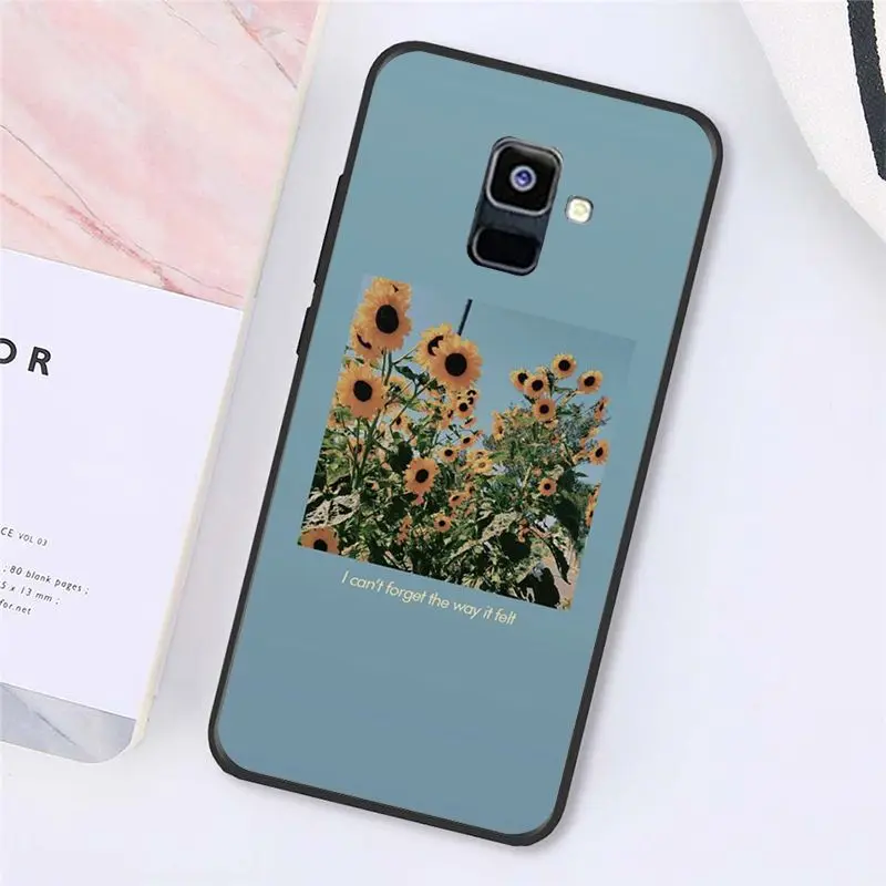 Чехол для телефона Babaite с красными желтыми розовыми цветами в эстетике Samsung Galaxy A7