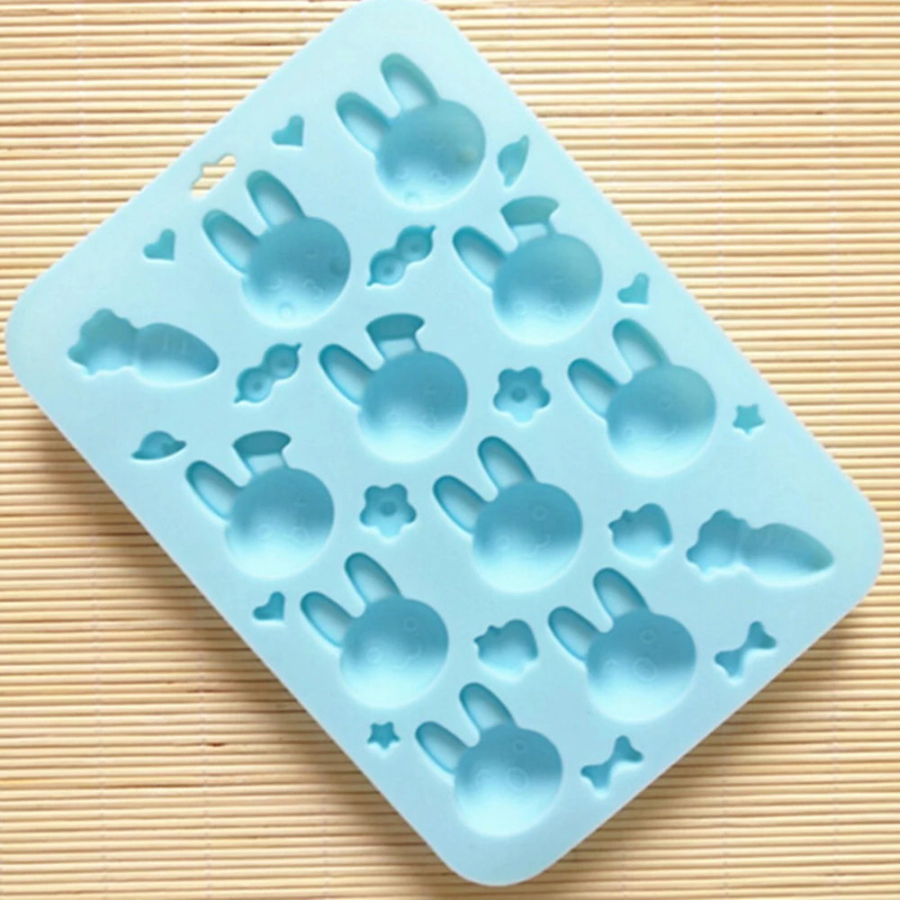1 шт. 10 отверстий форма для торта с кроликом резак печенья инструмент выпечки