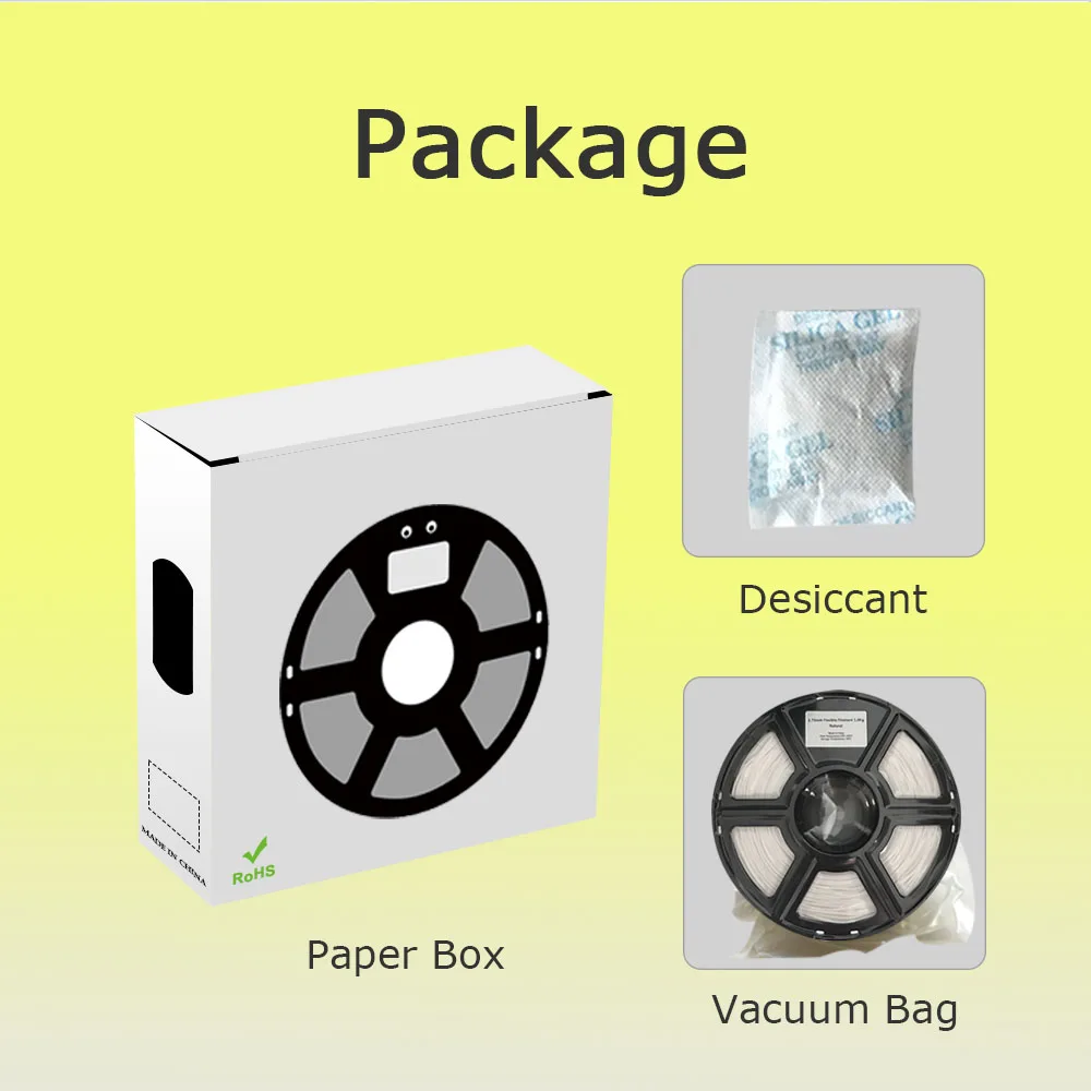 Гибкая резиновая нить для 3D принтера эластичная 1 75 мм пластиковый материал 10 м 100