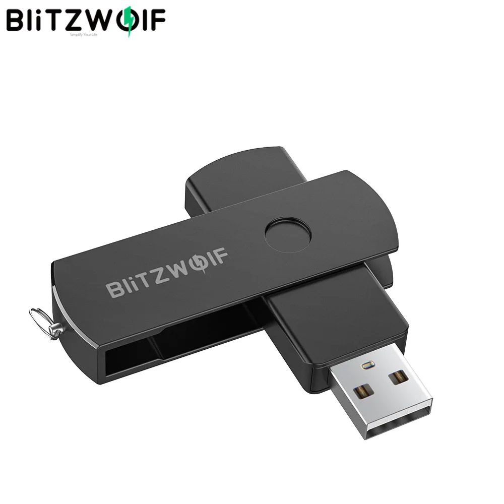 

BlitzWolf BW-UP2 USB3.2 Gen 2 Flash Drive 64/128/256GB 360° Flash Drive Rotating Memory Disk - 64GB Storage USB Flash Drives